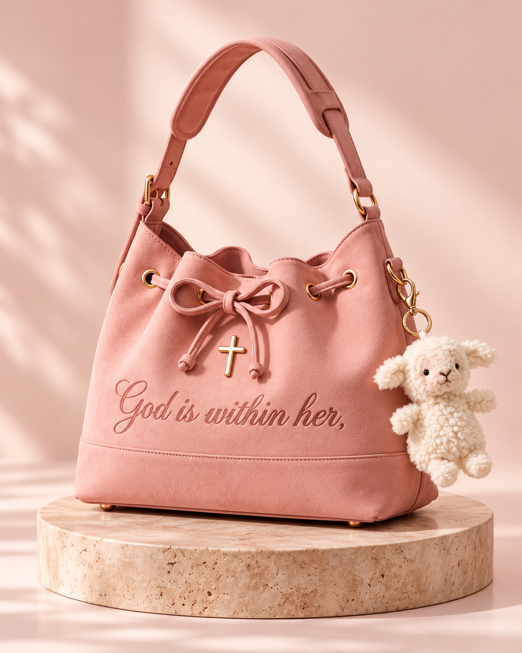 Pink Faithful Tote