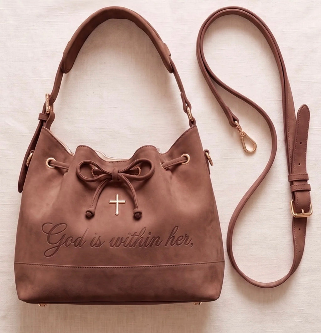Brown Faithful Tote