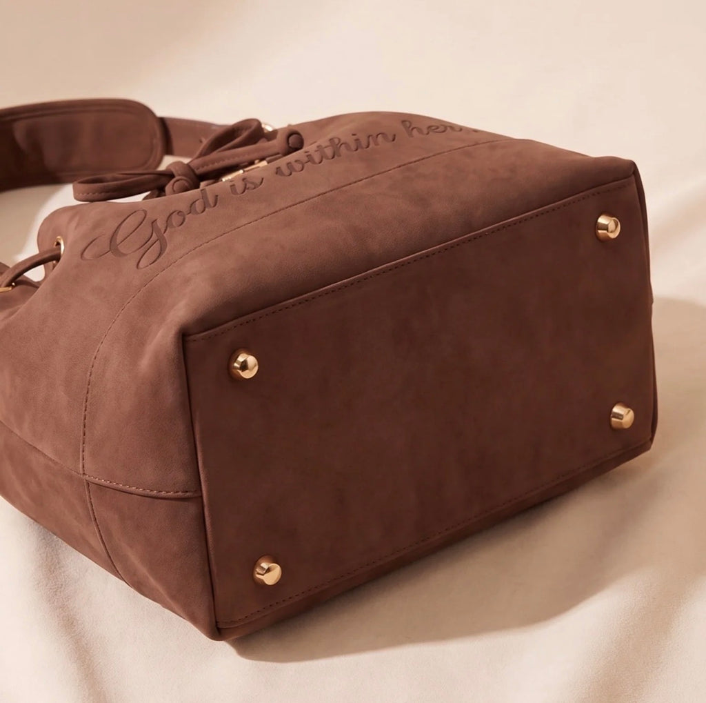 Brown Faithful Tote